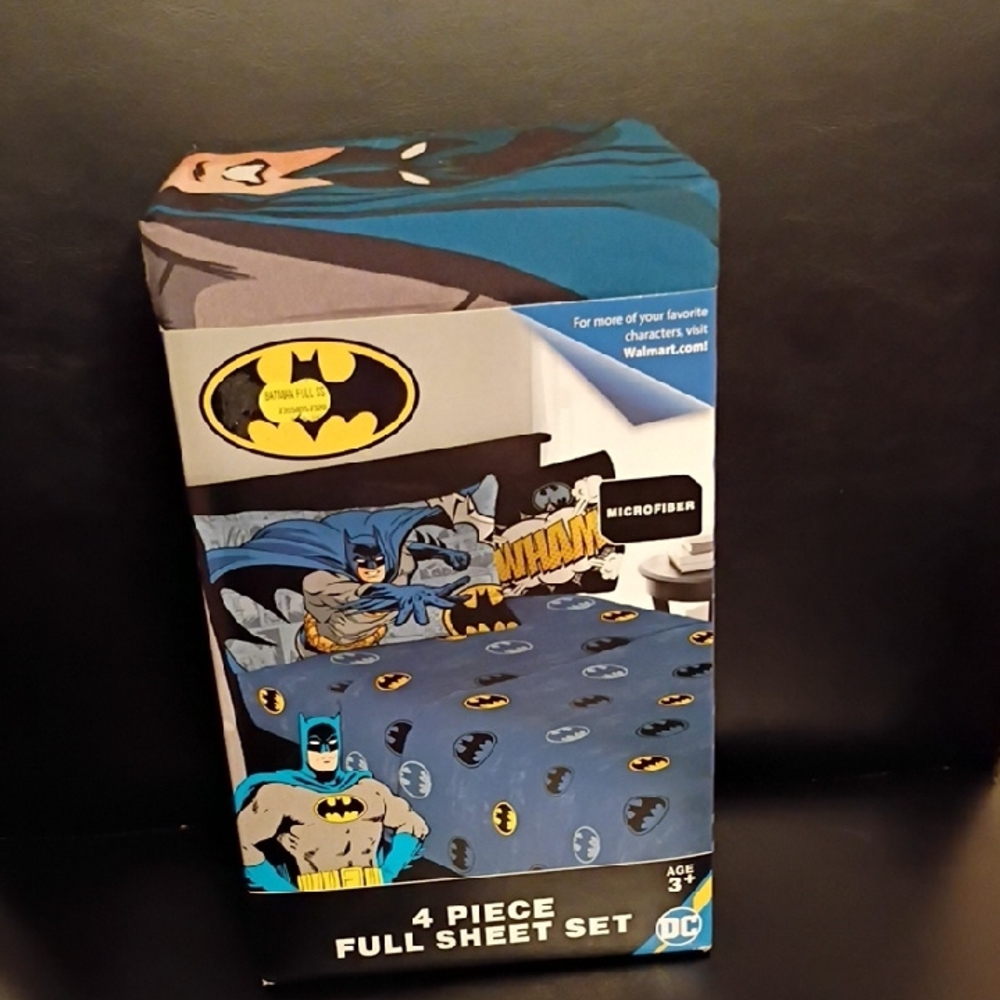 DC Batman Blue and Black Sheet Set